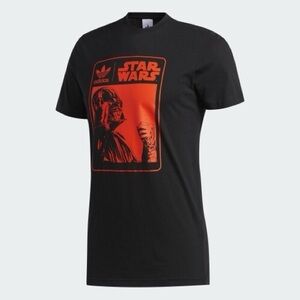 Adidas Star Wars Mens Shirt Black Size Medium Darth Vader